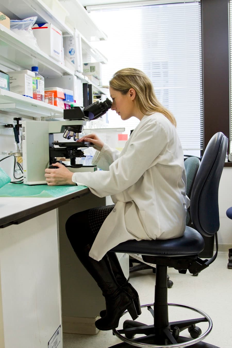 Clinical blood vials in a lab tray — bioidentical hormone testing.